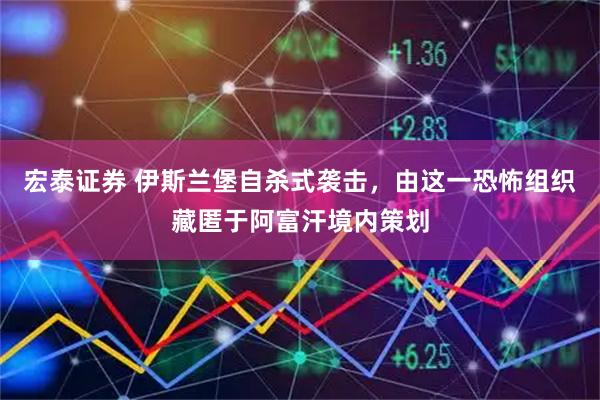 宏泰证券 伊斯兰堡自杀式袭击，由这一恐怖组织藏匿于阿富汗境内策划
