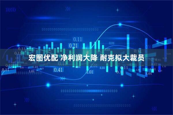 宏图优配 净利润大降 耐克拟大裁员